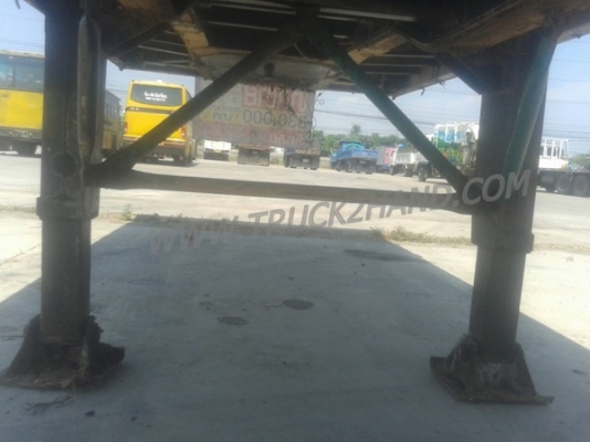 หางพ่วงเทเลอร์พื้นเรียบ 2 เพลาสามมิตร