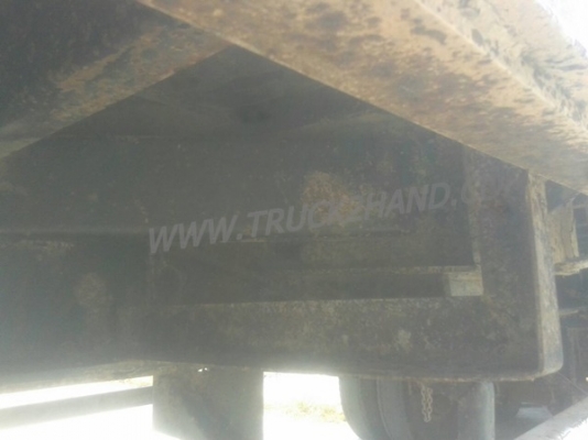 หางพ่วงเทเลอร์พื้นเรียบ 2 เพลาสามมิตร