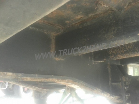 หางพ่วงเทเลอร์พื้นเรียบ 2 เพลาสามมิตร