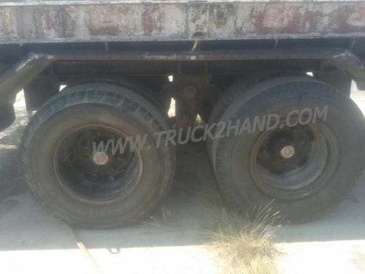 หางพ่วงเทเลอร์พื้นเรียบ 2 เพลาสามมิตร