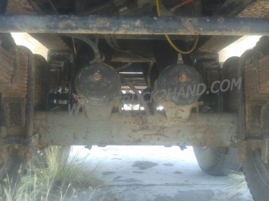 หางพ่วงเทเลอร์พื้นเรียบ 2 เพลาสามมิตร