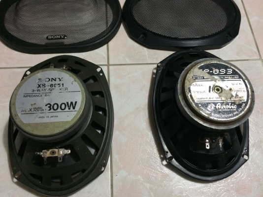 ขายลำโพงไข่ sony japan  ; Aerobic audio usa