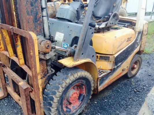 (รถยังอยู่)รถยก 2.5ตันรุ่น6 TCM 25T6  ออโต้ เสา3ม.รถสภาพดี พร้อมใช้ แรงดี ไม่ตก