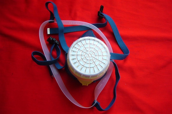 หน้ากากนิรภัยท่อเดี่ยว 3 M ( SIZE M ) + ไส้กรองอากาศ SHIGEMATSU