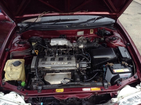 ขายครับ TOYOTA COROLA HI-TORQUE ปี 2000 แก๊ส เกียร ธรรมดา สี พอได้ ภายในไม่ขี้เหล่ ไฟฟ้าใช้ได้ครบ แอร์หนาว เครื่องได้ วิ่งไกล สบาย พร้อมใช้ ราคา 55000 กอล์ฟเจ้าเก่า 085-359-4089 ดูรถ สายไหม วงศกร