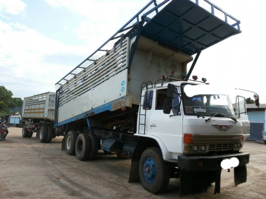รถบรรทุก 10 ล้อดั๊มพ์ได้ แม่ลูก HINO รุ่น FM227  ราคา 1080000 บ.