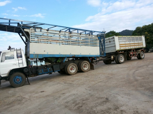 รถบรรทุก 10 ล้อดั๊มพ์ได้ แม่ลูก HINO รุ่น FM227  ราคา 1080000 บ.