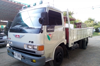 6 ล้อกลาง  HINO  *ซุปเปอร์เสี่ย*  FB2W 120 แรงม้า  * ยาว 5.00 ม. * สภาพพร้อมใช้งาน * รถห้างแท้ * มีเล่มพร้อม * ( ต่อคอกใหม่ให้ )