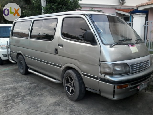 ด่วนรถตู้หัวจรวดปี 1995เครื่อง1JZเกียร์Autoน้ำมัน+NGVเบาะ4แถวกันชนรอบคันแอร์ราวหนาวเอกสารพร้อมโอนภาษี58(พร้อมขับส่ง)