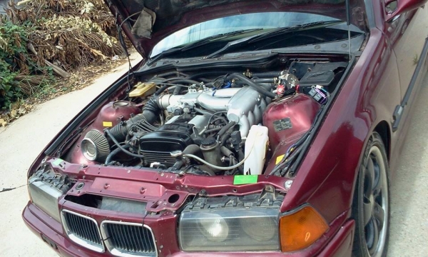 ขาย BMW นกแก้ว e36 1 jz ge ติดแก็ส ล้อ 17 สวย หรูหรา ดูดี มีสเน่ห์