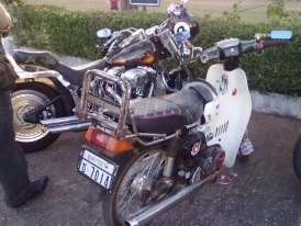 Suzuki RC 100 ทะเบียน+โอน พึ่งต่อปี 2557