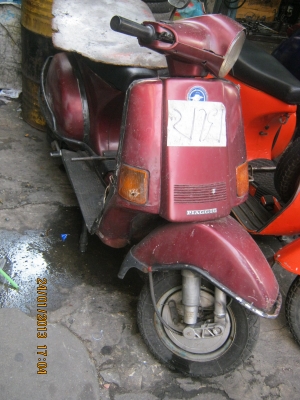 เวสป้าคอซ่า 150 สีแดง **มีเล่มมีชุดโอน