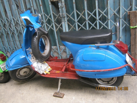 สปริ้น px150 หัวกลม สีฟ้ามีเล่มและชุดโอนพร้อม