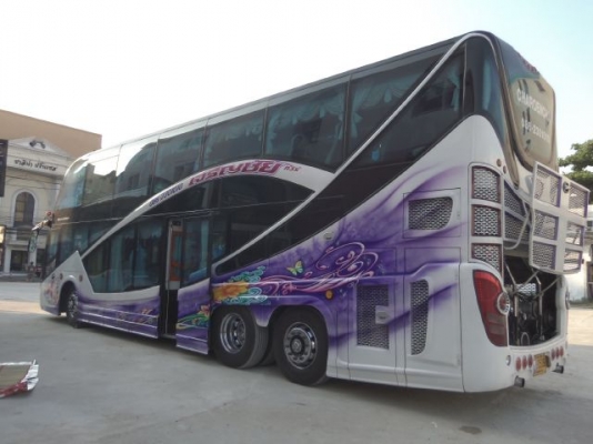ขายบัส 8 ล้อ 2 ชั้น รถจดประกอบใหม่