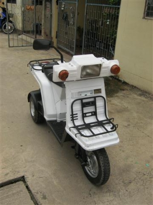 รถป๊อบสามล้อ Honda Gyro x เดิมๆ ถูกๆ สีขาว