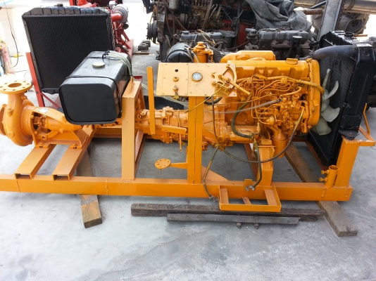 ขายเครื่องสูบน้ำแบบอัดแรง ขนาดเข้า 4นิ้ว ออก 3 นิ้ว