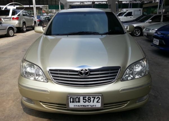 ฟรีดาวน์ TOYOTA CAMRY 2.4 Q ปี 2003เป็นตัวท๊อป ติดแก๊ส NGV ประหยัดมากๆ สภาพสวย มือเดียว วิ่งน้อยมากๆ