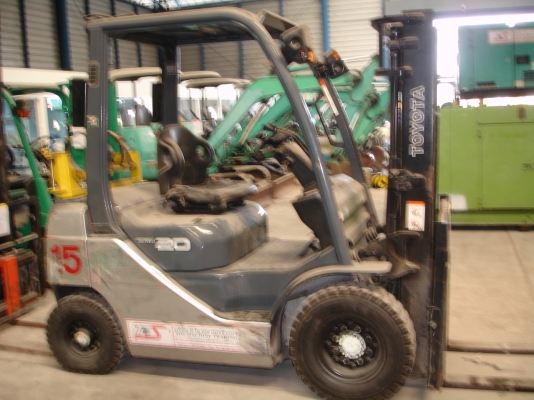 ฟอร์คลิฟต์ TOYOTA รุ่น 8 Model 02-8FGL20 สภาพสวย ราคาไม่แพงครับ
