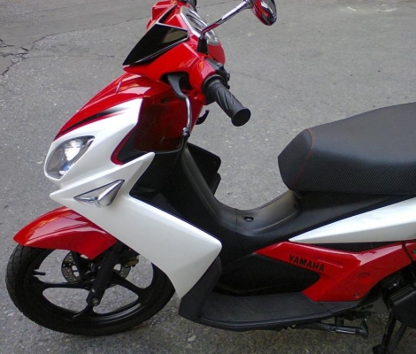 ขาย Yamaha Nouvo-Elegance 135cc สีแดง ขาว จดทะเบียนปี54