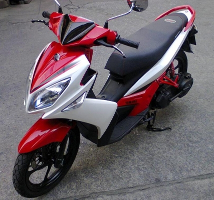 ขาย Yamaha Nouvo-Elegance 135cc สีแดง ขาว จดทะเบียนปี54