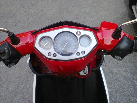 ขาย Yamaha Nouvo-Elegance 135cc สีแดง ขาว จดทะเบียนปี54