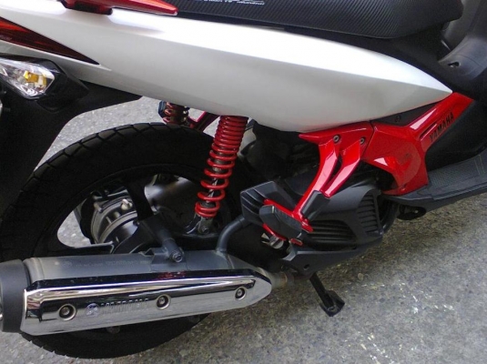 ขาย Yamaha Nouvo-Elegance 135cc สีแดง ขาว จดทะเบียนปี54
