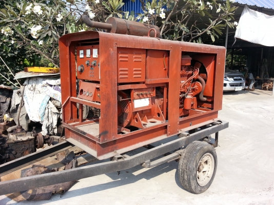 ขายเครื่องปั่นไฟของDENYO 60 kva 3เฟรส มาเป็นเซ็ตนอกมีล้อลาก