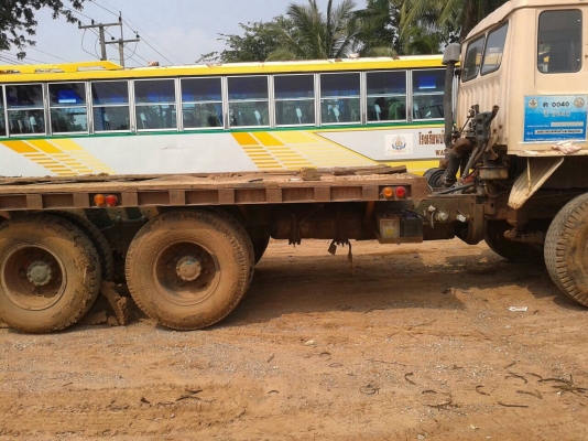 ขายเทนเลอร์ 10 ล้อ 2 เพลา ไม่มีเล่มทะเบียนราคาถูก คัสซีรถเรียว เครื่องแดวู 320 แรงม้า มีใบคุมเครื่อง ช่วงล่างใหญ่ของ ROCKY 240 วางหัว SUMO227 เบรคทิฟฟี่  เพาวเวอร์ ราคาต่อรองได้ครับ