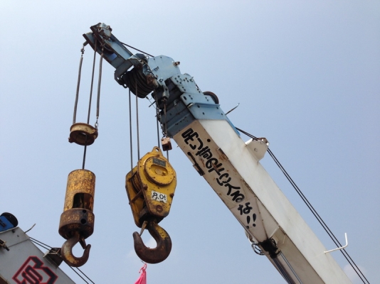 รถเครน 4 ล้อ TADANO TR80M-1 เก่าจากญี่ปุ่น พร้อมใช้งาน