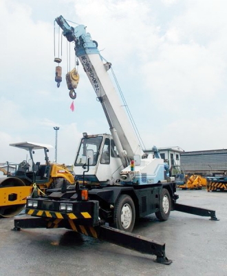 รถเครน 4 ล้อ TADANO TR80M-1 เก่าจากญี่ปุ่น พร้อมใช้งาน