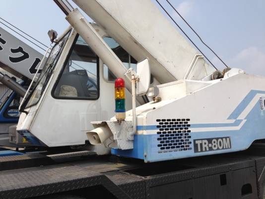 รถเครน 4 ล้อ TADANO TR80M-1 เก่าจากญี่ปุ่น พร้อมใช้งาน