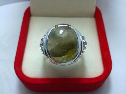 แหวนเงินพลอยลาบราดอไรท์