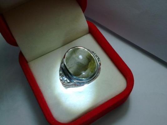 แหวนเงินพลอยลาบราดอไรท์