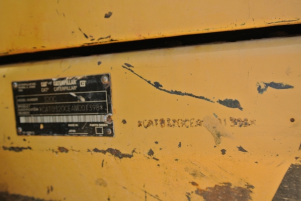 CAT320C ไม่มีเเล่มทะเบียน