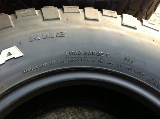 ขายยาง BF Goodrich Mud-terrain KM2 33 10.5 r15 พร้อมลุย