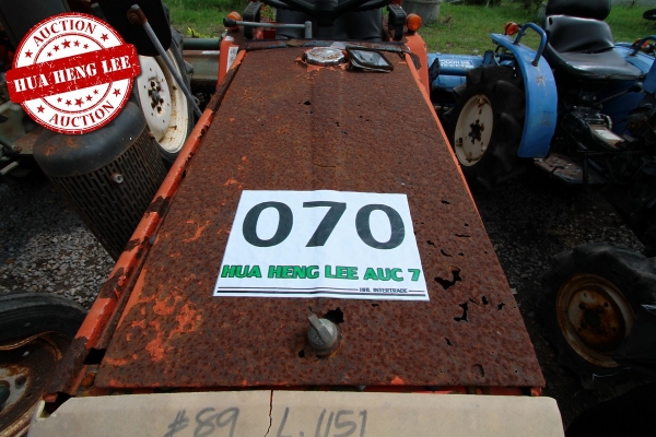 AUC 7 Code 070  รถแทรกเตอร์ YANMAR F14  ราคา เริ่มต้นการประมูล 40,000 บาท