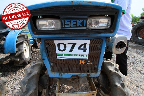 AUC 7 Code 074  รถแทรกเตอร์ ISEKI TX1410F  ราคา เริ่มต้นการประมูล 45,000 บาท