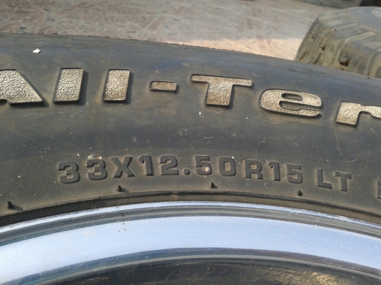 มาอีกแล้วครับ แม็กแท้ญี่ปุ่น 2 ชิ้น 15x8 -24 พร้อมยาง bf a/t 33x12.5x15 มาอีกแล้วครับ แม็กแท้ญี่ปุ่น 2 ชิ้น 15x8 -24 พร้อมยาง bf a/t 33x12.5x15