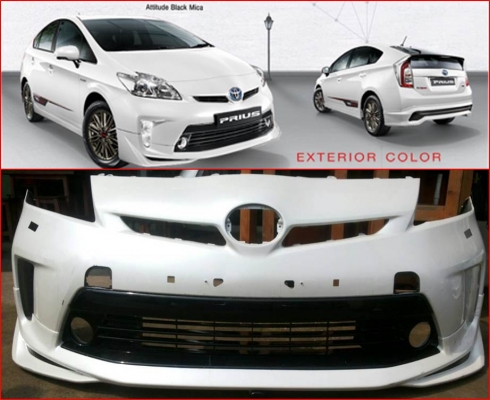 กันชนหหน้า PRIUS +SKIRT TRD ของแท้มือสอง