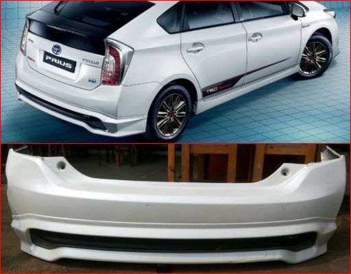 กันชนหลัง PRIUS +SKIRT TRD 3900  บาท ของแท้มือสอง