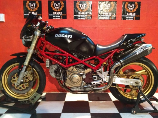 T&amp;T BIKE RAMA2 ขายDUCATI M900 ทะเบียนแท้ โอนขนส่ง ของแต่งแน่น ราคาเพียง 229000