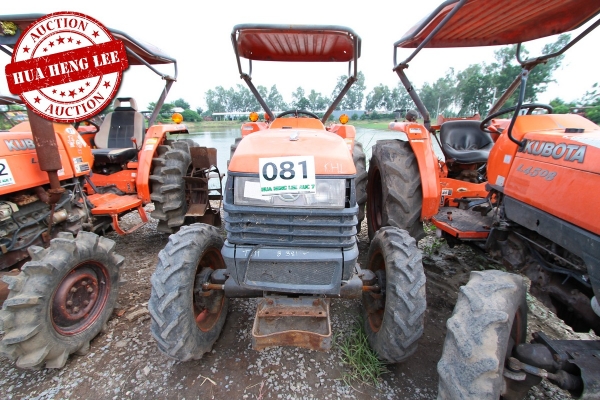 AUC 7 Code 081 รถแทรกเตอร์ KUBOTA L4508 ราคา เริ่มต้นการประมูล 180,000 บาท AUC 7 Code 081 รถแทรกเตอร์ KUBOTA L4508 ราคา เริ่มต้นการประมูล 180,000 บาท