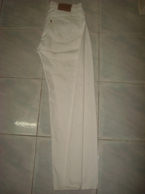 ยีนส์ Levi's 501 Super White เอว35ยาว28 usa