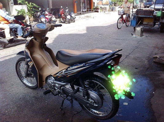 spark 115 I ปี 56 รถหลุดจำนำ กุญแจใหญ่ สีครีม ดำ รถบ้าน สวย เครื่องเดิมๆ มีสำเนาเล่ม