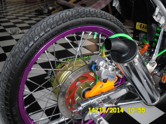 Kawasaki zx สีน้ำเงิน สภาพสวย พร้อมใช้แต่งสวย เอกสารครบ