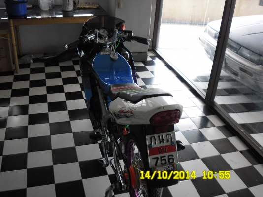 Kawasaki zx สีน้ำเงิน สภาพสวย พร้อมใช้แต่งสวย เอกสารครบ