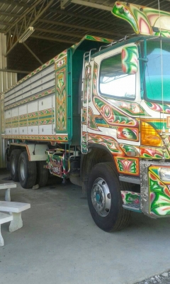 ขาย HINO MEGA 380 แรง แม่+ลูกดั๊ม กระบะเนียมอู่ เอส ที รถปี 54