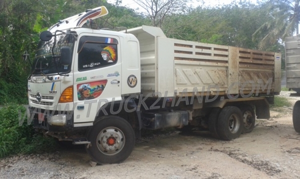 HINO 10 ล้อ ดัมพ์ EURO 3 ปีจดทะเบียน 2554 สภาพสวยพร้อมใช้งาน