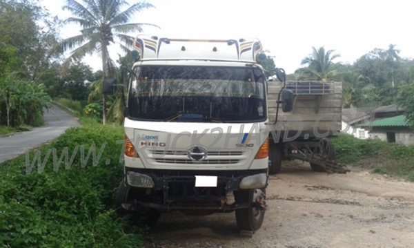 HINO 10 ล้อ ดัมพ์ EURO 3 ปีจดทะเบียน 2554 สภาพสวยพร้อมใช้งาน