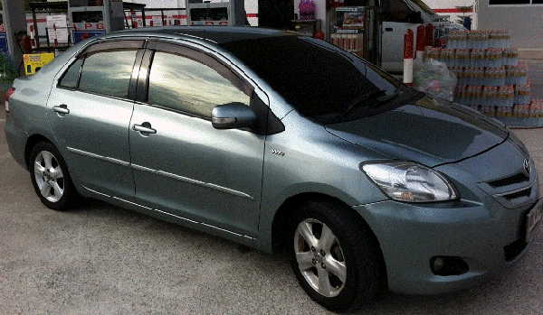 รถบ้านToyota vios1.5 VVTi รุ่นGท๊อปปี2008+LPGถังโดนัท+DVD+ภาษี58